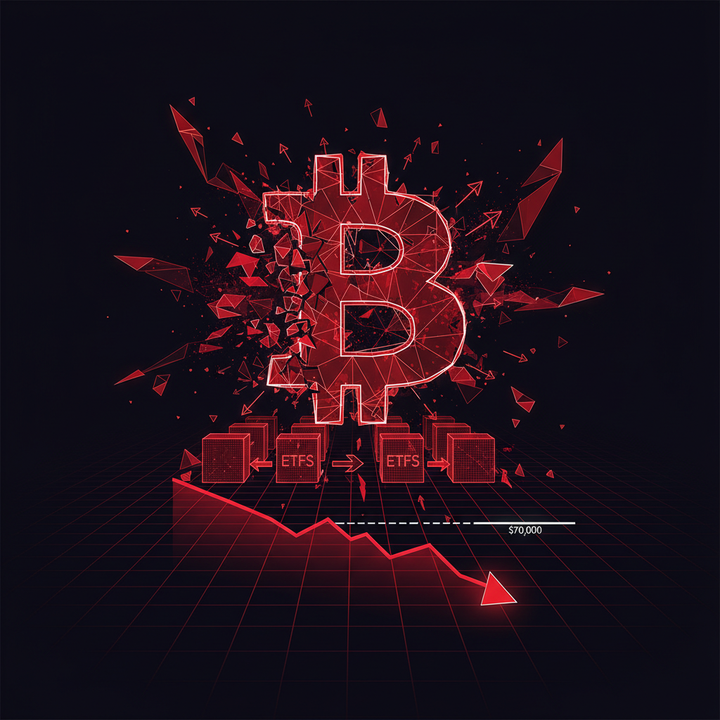 Bitcoin faces renewed ETF outflows amid war-driven volatility as price slips back below $70,000