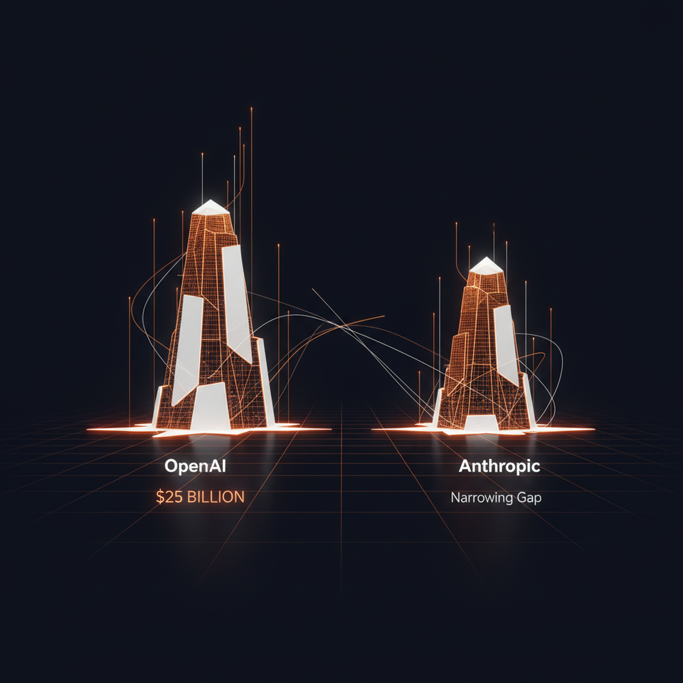OpenAI Tops $25 Billion in Annualized Revenue as Anthropic Narrows Gap