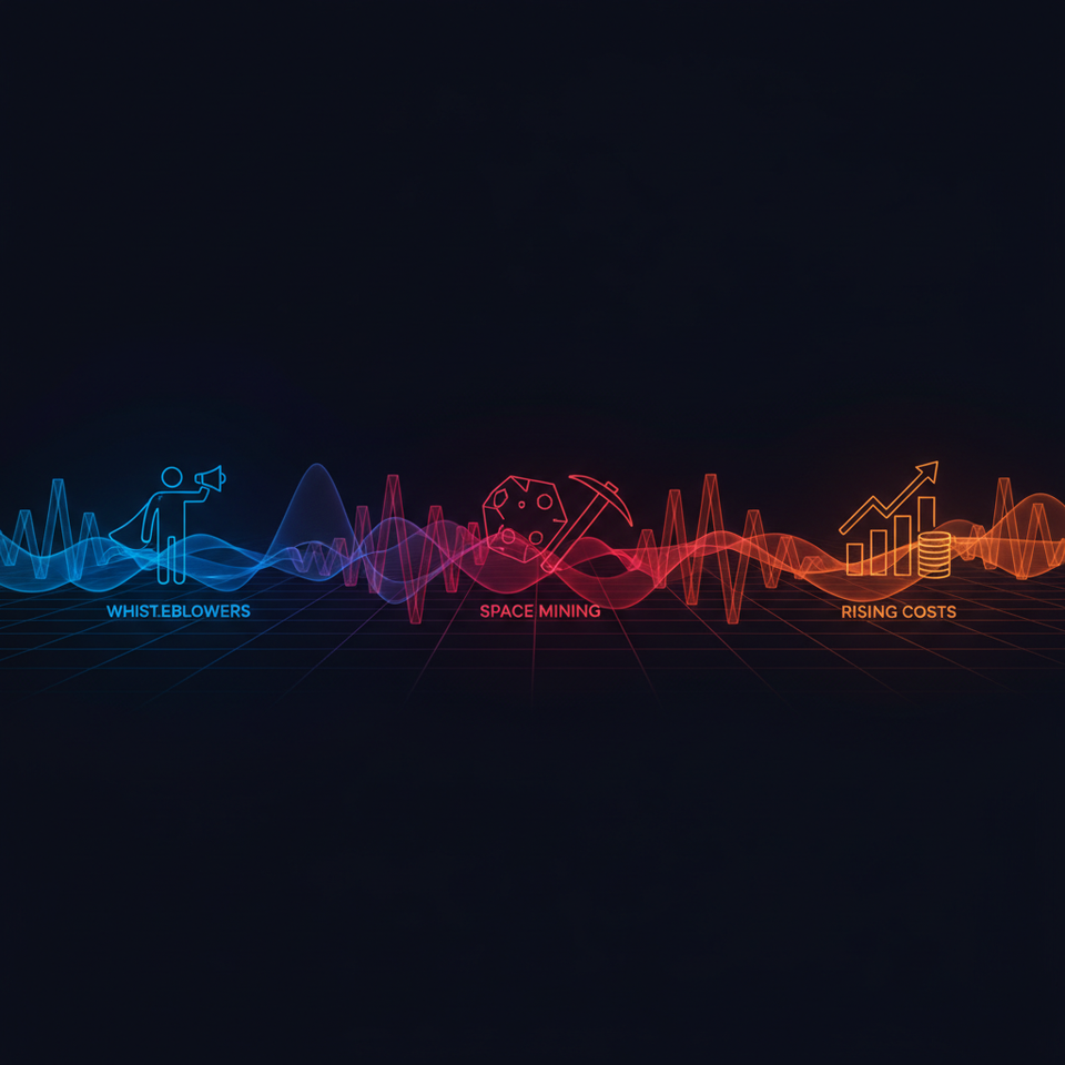 The Signal: Tech's New Reality: Whistleblowers, Space Mining, Rising Costs